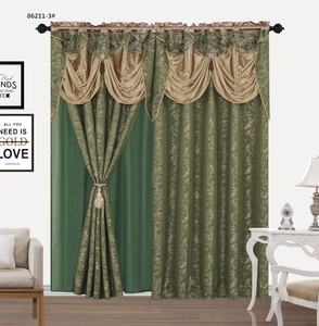 Rideaux en Jacquard vintage à ombrage, style <span class=keywords><strong>château</strong></span>, 84 pouces, pour salon, de luxe - Product Image 5