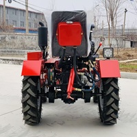 Mini tracteur multifonctionnel de 15 CV, léger et flexible, pour petites exploitations agricoles