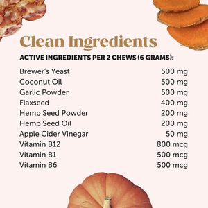 Suplemento Natural <span class=keywords><strong>para</strong></span> la Prevención de Pulgas y <span class=keywords><strong>Garrapatas</strong></span> en Perros, Pastillas Masticables Orales sin Químicos Agresivos, Forma Natural - Product Image 2