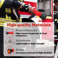 Buse d'extinction d'incendie en aluminium ZYfire ZY-2IN de 2 pouces, raccord camlock pour tuyau d'incendie, accessoire d'équipement de lutte contre l'incendie