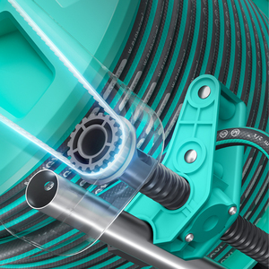 2025 Mới Chuyên Nghiệp Vườn Nguồn Cung Cấp Xách Tay Treo Tường Hose Reel Hose Lưu Trữ Hose Reel Vườn Với Giỏ Hàng Súng Phun Và Ống - Product Image 4