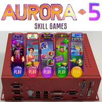 Aurora 5 5en1 Juegos de Habilidad JKL Placa PCB Vertical para Juegos de PC con Software de Vista Previa y Habilidades para Máquinas de Juegos de Arcade