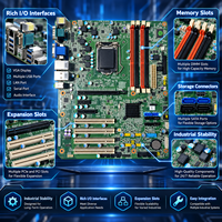 Untuk Advantech AIMB 782QG2 ATX Industrial Motherboard LGA1155 Q77 Chipset Dual Gigabit LAN IPC Mainboard Asli Ditarik