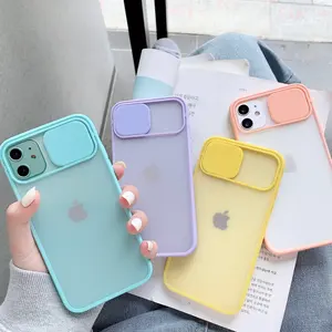 Wholesale cover gifts-2021 Hot New Camera Lens Protection Phone Cover Case For iPhone 13 12 11 Pro Max Color Candy Soft Back Cover Gift