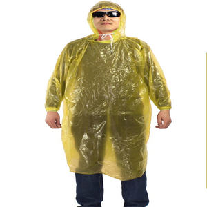 Новый зеленый одноразовый прозрачный EVA цельный дождь для пончо портативный для наружного рафтинга Кемпинг Макинтош Живописный район - Product Image 4