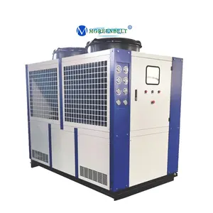 세륨 PVC 선 밀어남 기계에 찬물 체계를 가진 표준 공기 물 냉각장치 기계 단위