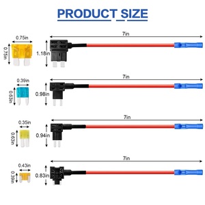 Micro2 Mini Blade Zekering Tap Adapter Ato Atc Atm Apm Zekeringhouder Met 5 Ampère Zekering Voor Auto 'S Vrachtwagens Boten - Product Image 4