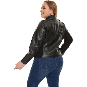 Chaqueta de cuero para mujer, nueva moda, chaqueta de cuero genuino a prueba de viento, en oferta a bajo precio. - Product Image 5