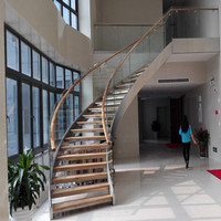 Escalier hexagonal incurvé, rangement pour la maison, nouveau Design, 14 pièces