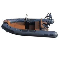 Bateau gonflable en PVC de 14 pieds 430 en aluminium pour la pêche de 4 mètres de long