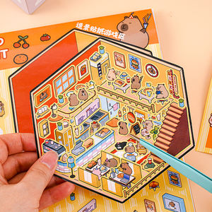 Capybara Eternal Groups Series Scene Game Challenge Sticker 3D Sticker para regalos promocionales - Product Image 5