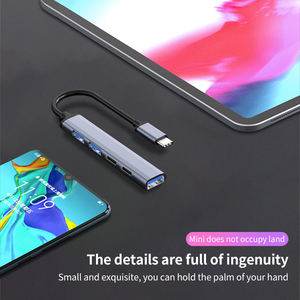 Hub USB 5 in 1 Notebook Notebook USB C Extension HUB 3.0 2.0 tipo C 3.1 Multi 5 porte Splitter PD65W USB C hub dati - Product Image 2