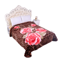 Double couverture Raschel animal mexicain Heavy Queen Size Vintage Floral Geometric Striped Plant Marine Direct Factory Blanket