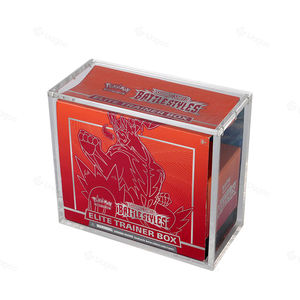 <span class=keywords><strong>Nouvelle</strong></span> conception, boîte de rangement pour <span class=keywords><strong>booster</strong></span> ETB en acrylique transparent résistant aux UV de 4 mm, Pokemoned 151, boîte de rangement magnétique portable - Product Image 5