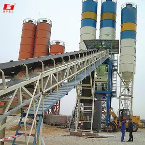 Línea de producción a gran escala de planta mezcladora de hormigón de Instalación rápida HZS90 de <span class=keywords><strong>FOYU</strong></span> Heavy Industry para sitios de construcción - Product Image 1