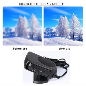 Ventilateur de chauffage automatique pour voiture, chauffage de voiture 12 volts, chauffage PTC pour dégivrage de vitres, dégivreur 12 volts - Product Image 2