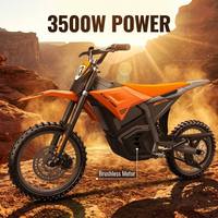 Motocicleta Eléctrica Todoterreno Estilo Surron OEM/ODM para Adultos, 60V 3500W, Batería de Litio, Motocicleta Eléctrica Urbana, Motocicleta Todoterreno