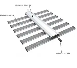 720w yüksek Par yüksek PPF hidroponik Samsung diyotlar 660 LED kapalı kenevir ışık tam spektrum büyümeye yol açtı