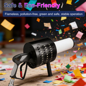 Nueva Máquina de Cañón de Confeti Metálica LED de 7 Colores con Potencia de CA de 1500W y 512 Canales DMX para Bodas, Discotecas, Escenarios y Fiestas - Product Image 3