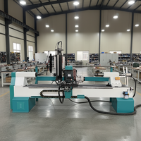 Supercnc 3D 4 axes 4kw 4.5kw 5kw Machine de tournage CNC automatique pour marquage des pieds de chaise en bois pour la construction