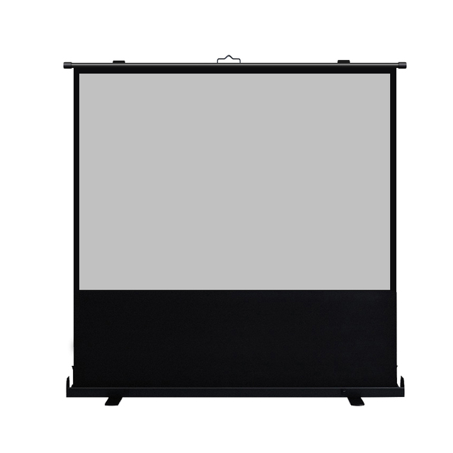 2022 High Quality Kuaige Floor Stand Portable Projection Screen White 60 Inch 4:3 Pull up with 1-Year Warranty