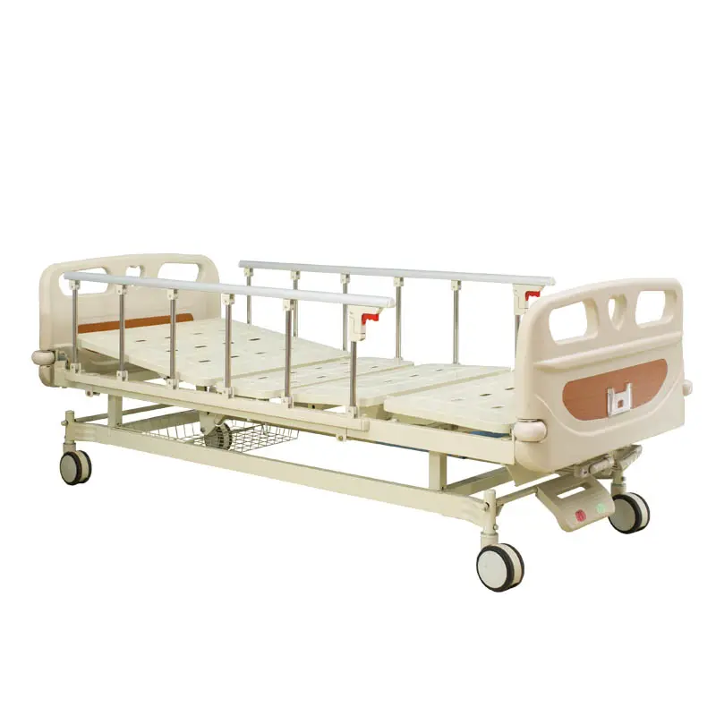 Factory Price Medical Two Crank Bed Manual 2 Crank Function Hospital Bed