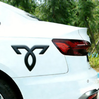 Emblemas de Logotipo de Coche con Textura Metálica Cepillada 3D Personalizados para Decoración Exterior de Coche, Insignias de Coche, Emblemas Automotrices