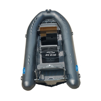 Bateau pneumatique rigide à coque en aluminium Orca Hypalon de 5 m, modèle 500, avec pont solaire, gommone de 5 mètres