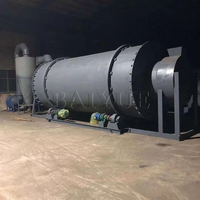 Séchoir à trois passages pour céréales, résidus de bière et résidus de manioc, séchoir rotatif en acier inoxydable pour sciure de bois