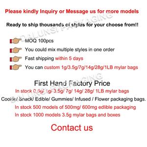 En stock : Emballage comestible pour bonbons gélifiés Sour Worm Rope Bite, Ring Crawler, en sacs, pour la vente en gros, avec contenances de 1000mg, 600mg, 500mg - Product Image 3