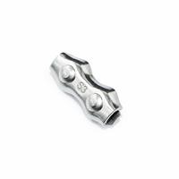 304 Stainless Steel Wire Rope Cable Clamp, U Bolt Wire Rope Clip, Rope Fastener M2-M4 for Rigging