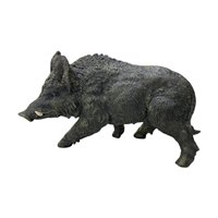 Statue de sanglier d'extérieur de 21,26 pouces, sculpture animale en résine résistante aux intempéries pour la décoration de jardin, patio et pelouse