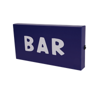 Enseigne de bar lumineuse LED bleu profond, murale, éclairée, pour pub, club et décoration de bar à domicile