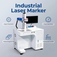 Machine de marquage laser à fibre AOGEO SINO Fibra, machine de gravure, machine de marquage laser UV pour métal, plastique, papier, bois, 20w, 30w, 50w