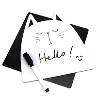 Aimants de réfrigérateur en papier 3D personnalisés, impression publicitaire, autocollants magnétiques de dessins animés d'animaux