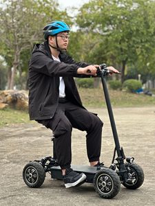 <span class=keywords><strong>Scooter</strong></span> électrique à 4 roues avec double moteur, véhicule électrique 4x4, voiturette de golf - Product Image 6