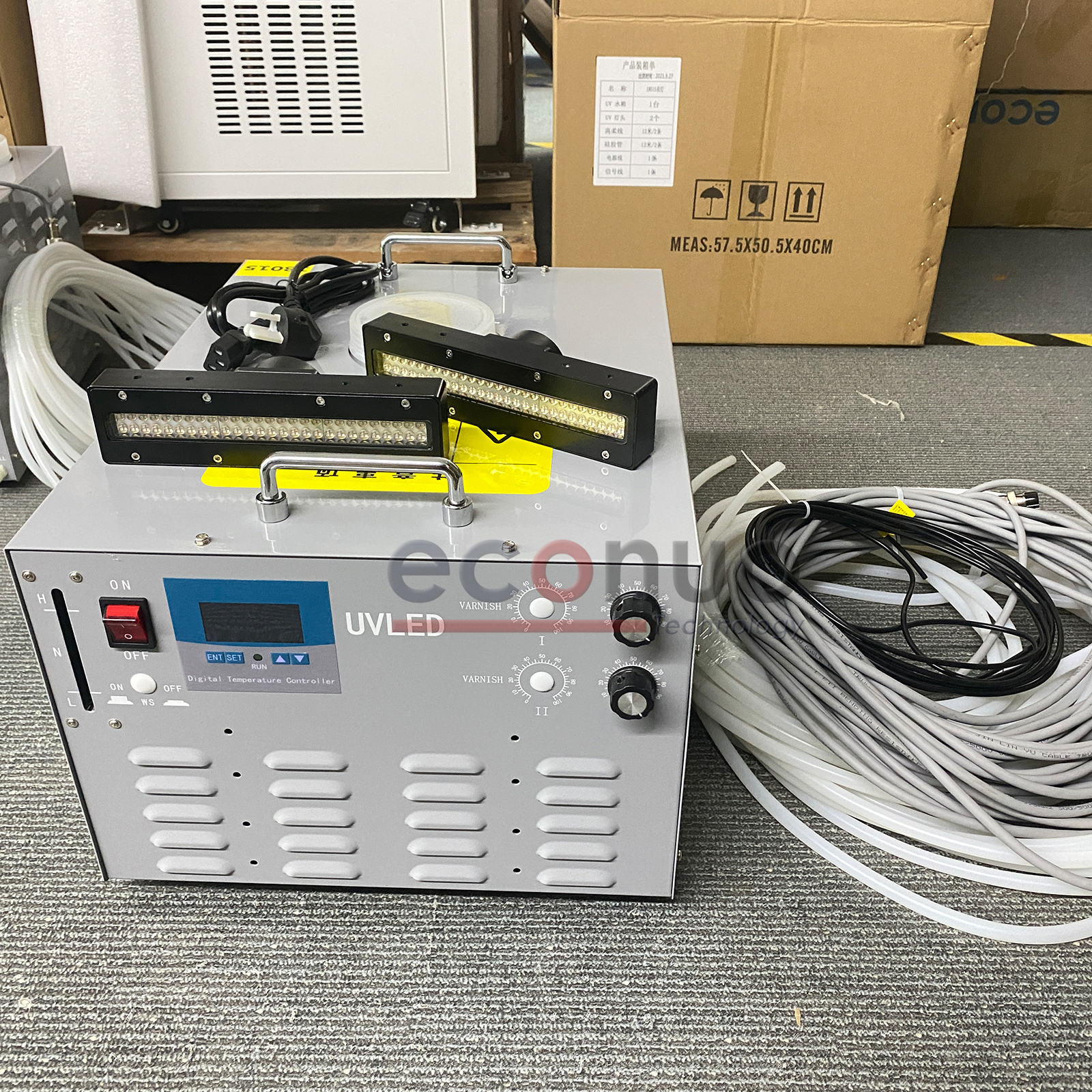 УФ светодиодная система отверждения для Ricoh Gen5 головка система охлажденной воды Refrigeration-W18015560B-01 3-линейная лампа