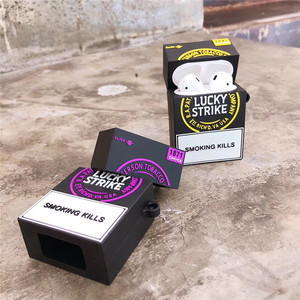 Mát khói thuốc lá vỏ cho AirPods Pro Silicone trường hợp tai nghe <span class=keywords><strong>bluetooth</strong></span> không dây bảo vệ Cove cho AirPods 2 Dễ Thương funda - Product Image 5