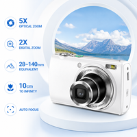 Cámara Óptica CE para Vlogs, 64MP, Autoenfoque, Pantalla CMOS, Ligera, para Retratos, Vacaciones, Estudiantes y Fotografía Diaria