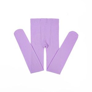 Collants de danse pour filles en gros d'usine collants blancs en nylon 80D pour enfants en velours de printemps - Product Image 5