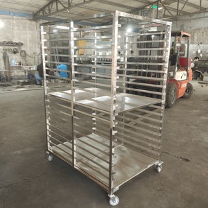 Chariot de Cuisson en Acier Inoxydable Robuste Personnalisé avec Plateau de Cuisson de 40*60cm - Product Image 2