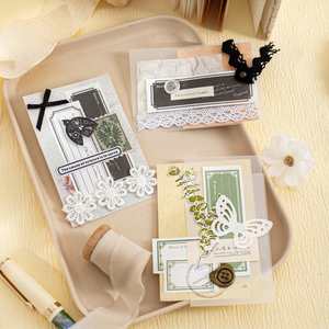 30 par paquet, Notes autocollantes de la série Petite Beauté, à bordure et forme personnalisées, pour la décoration de carnets de rentrée scolaire/diplôme - Product Image 2