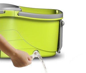 Chổi lau nhà xoay 360 độ cao cấp, giá rẻ, kèm xô inox, bộ lau nhà và xô - Product Image 4