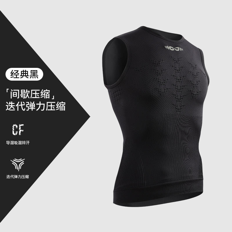 [Chaleco de la aptitud] JS03; Negro clásico