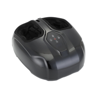 Masseur de pieds électrique avec rouleaux, coussinets à air, télécommande, 4 modes, 2 niveaux de chaleur, housse lavable