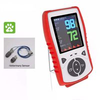 Oxymètre de pouls vétérinaire Moniteur de signes vitaux portable LCD pour chiens Batterie rechargeable Utilisation vétérinaire