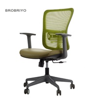 Échantillon gratuit à moitié prix, Support lombaire à dossier haut, chaise ergonomique en maille d'ordinateur, chaise de bureau confortable et pivotante