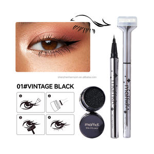 Black Lower <span class=keywords><strong>Eyelash</strong></span> Stamp <span class=keywords><strong>Eyelash</strong></span> <span class=keywords><strong>Template</strong></span> Eye Makeup Tool Fácil de Começar Seal Eyeliner Liquid Suit MF414 - Product Image 1