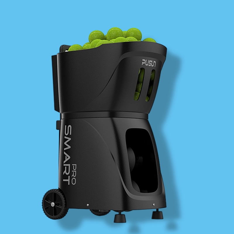 High Capacity Advanced Tennis Trainer Machine Portable Remote Control Tennis Ball Server Maquina De Tenis