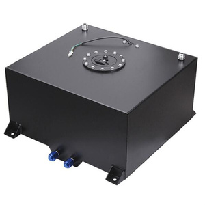 Tanque de Combustible Cuadrado Universal de Aluminio de 60L, Tanque de Combustible Modificado para Carreras con Espuma Interna Anti-Sobretensiones, Sensor de Nivel de Combustible - Product Image 2